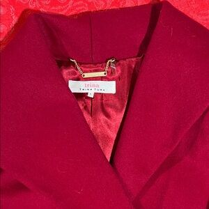Trina Turk Vibrant Red Coat known as Ali Wear Coat /Amelia Coat Size 6